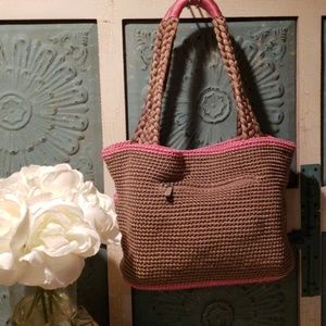 THE SAK TOTE PINK/CARAMEL